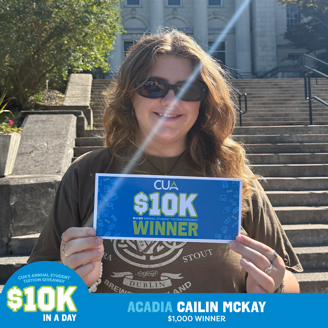 CUA 10Kinaday2025 Socialmedia WINNER Acadia Cailin